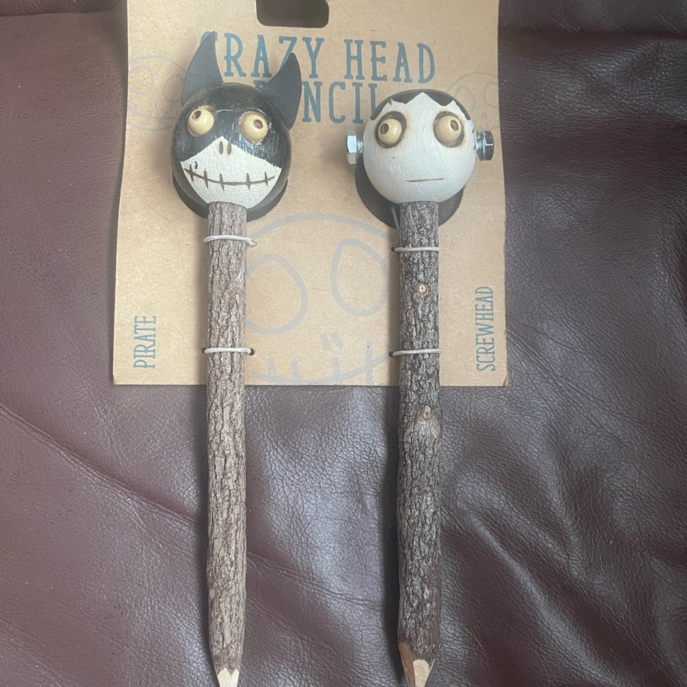 NEW PIRATE AND SCREWHEAD Crazy Head Pencil